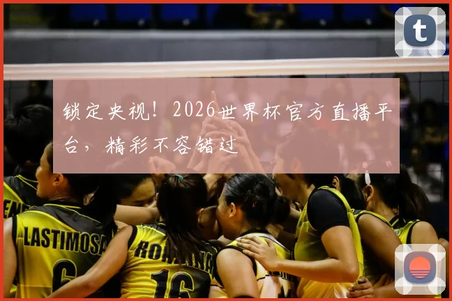 锁定央视！2026世界杯官方直播平台，精彩不容错过